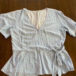 Light blue blouse from Nordstrom Rack. Size small